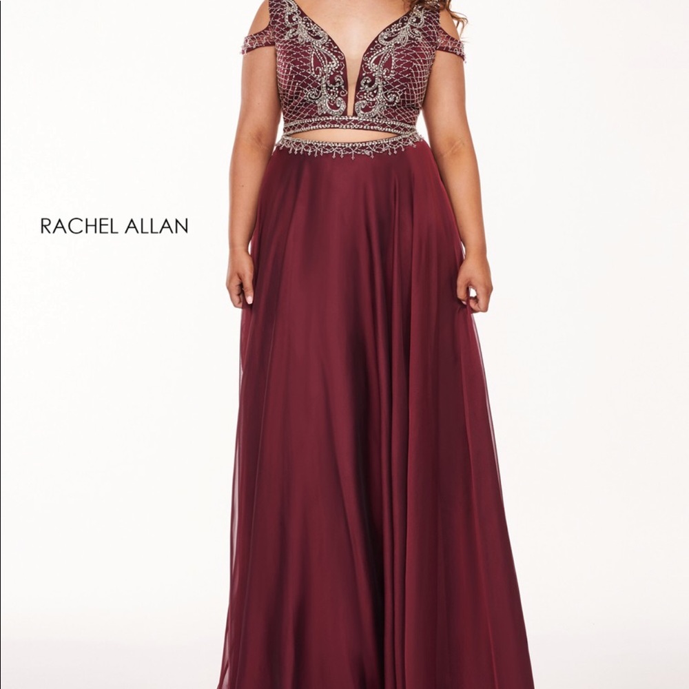 Rachel Allan plus size prom dress - Picture 1 of 3